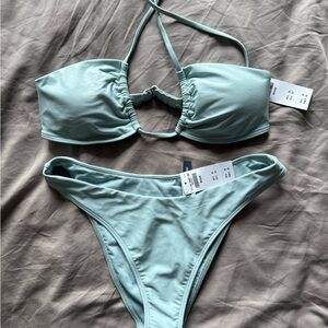 Abercrombie & Fitch Light Blue Swim Bikini Set